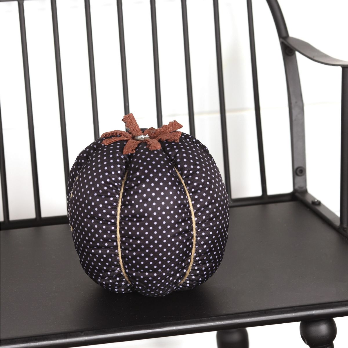 The Lakeside Collection Decorative Plush Halloween Pumpkin - - thumbnail 3