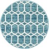 Unique Loom    Matrix Trellis Tile Area Rug - 2 of 4
