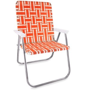 Lawn Chair USA Folding Aluminum Extra Wide Magnum Webbed Chair - 1 of 4