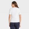 Women's Short Sleeve Ribbed T-Shirt - A New Day™ - image 2 of 3