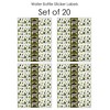 Big Dot of Happiness Sasquatch Crossing - Bigfoot Party or Birthday Party Water Bottle Sticker Labels - Set of 20 - 3 of 4