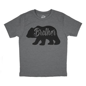 Toddler Brother Bear T shirt Cute Funny Matching Family Tee For Boy Cool Tee - Crazy Dog Toddler T Shirt - 1 of 4