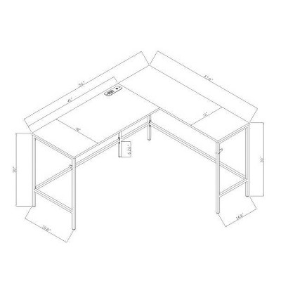 loring desk target