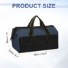 Unique Bargains Oxford Cloth Multi-Purpose Adjustable Strap Organizing Wide Mouth Maintenance Tool Tote - 2 of 4