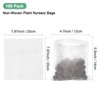 Unique Bargains Non-Woven Fabric Durable Plant Nursery Bags White - 3 of 4
