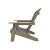 WestinTrends Tuscany HIPS¬¨‚Ä†Outdoor¬¨‚Ä†Patio¬¨‚Ä†Folding¬¨‚Ä†Adirondack¬¨‚Ä†Chair with Ottoman and Side Table (3-Piece) - 3 of 4