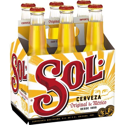 Sol Cerveza Beer - 6pk/12 fl oz Bottles