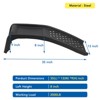 8" Lift Steel Car Ramp 8000 Lbs Capacity, 4000 Lbs Per Ramps, Heavy Duty Truck Ramps for Car Repair or Vehicle Maintenance, 2 Pack Car Ramps, Black - 2 of 4