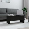 vidaXL Coffee Table Black 40.2"x19.9"x18.3" Engineered Wood - 3 of 4