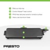 Presto 22 Inch Slimline Griddle with Removable Handles, Nonstick Ceramic Cooking Surface for Easy Cleaning and Adjustable Temperature Control - 3 of 4