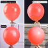 PartyWoo Balloons Coral Red Light 12 Inch 50 pcs - 2 of 4