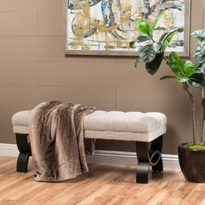 Classic Rectangle Storage Hilton Ottoman for living room-Christopher Knight Home - 1 of 4