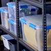 Ezy Storage 79.3qt IP67 Waterproof Storage Box: Clear Stackable Utility Bin, Airtight, Polypropylene - 2 of 4