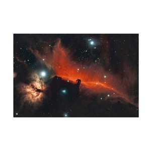 Canvas Wall Art - James Zhen Yu 'Horsehead amd Flame Nebula' Wall Art for Living Room, Bedroom, or Office Décor by Trademark Fine Art - 1 of 4
