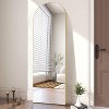 Beautyolove 64"x21" Arched Full Length Mirror Floor Mirrors,Gold - 4 of 4