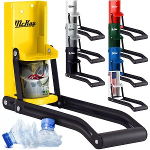 McKay Metal Can Crusher, Heavy-Duty Wall-Mounted Smasher for Aluminum Seltzer, Soda, and Bottles for Recycling - 12 oz and 14 oz Sizes - 1 of 4