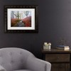 Trademark Fine Art - Jess M. Garcia Misty Morning In Otzarreta Matted Framed Art - 2 of 4