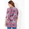Catherines Women's Plus Size Easy Fit 3/4-Sleeve Scoopneck Tunic - 4 of 4