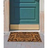 Juvale Halloween Ouija Board Coir Door Mat, Welcome Doormat, Indoor and Outdoor Use, Nonslip Front Rugs 30 x 17 Inches - 3 of 4