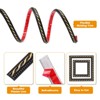 Unique Bargains Self-Adhesive PVC Mirror Wall Molding and Trim Tape - 3 of 4