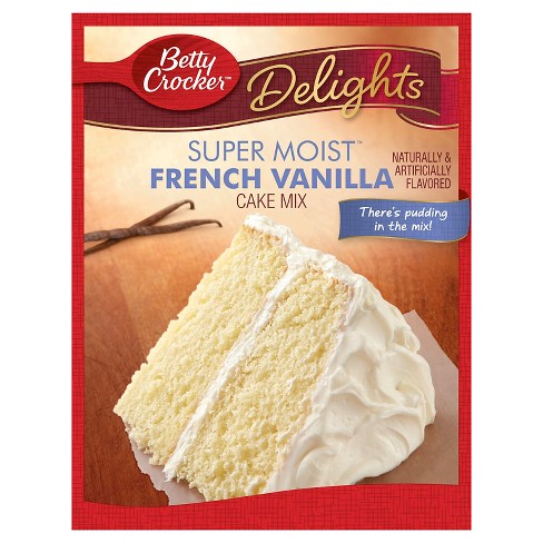 Betty Crocker Super Moist French Vanilla Cake Mix - 15.25oz : Target