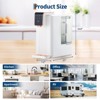 Countertop Reverse Osmosis Water Filter, with Portable Pitcher, 100GPD, 4:1 Pure to Drain, 4L RawTank/1.5L Pure Tank - 2 of 4