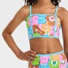 Girls' Care Bears Fictitious Character Bikini Set - Blue - image 2 of 3