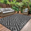 Abynow Geometric Diamond Outdoor Area Rug - 3 of 4