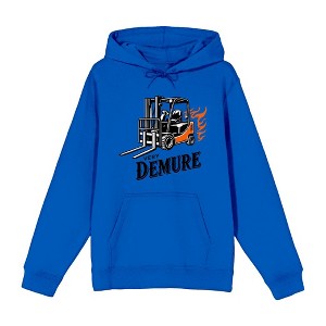 Very Demure Forklift Adult Long Sleeve Hoodie - 1 of 2