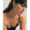 Molenia Celestial Crescent Moon Star Necklace for Women, 925 Sterling Silver Moonstone Pendant Healing Stone Charm, Dainty Boho Jewelry - 2 of 4