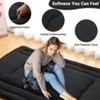 Futon Mattress, Japanese Floor Mattress Foldable Sleeping Mattress, Roll Up Floor Bed Mattress for Easy Storage, Tatami Mat Japanese Floor Bed - 2 of 4