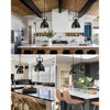 CityFurn 1-Light Industrial Bowl Metal Pendant Light for Kitchen Island - 3 of 4