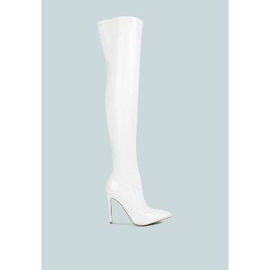 Riggle Long Patent Pu High Heel Women Boots - 1 of 4