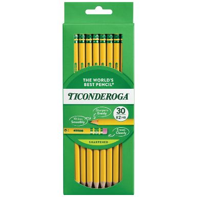 Ticonderoga 30ct Pencil Yellow