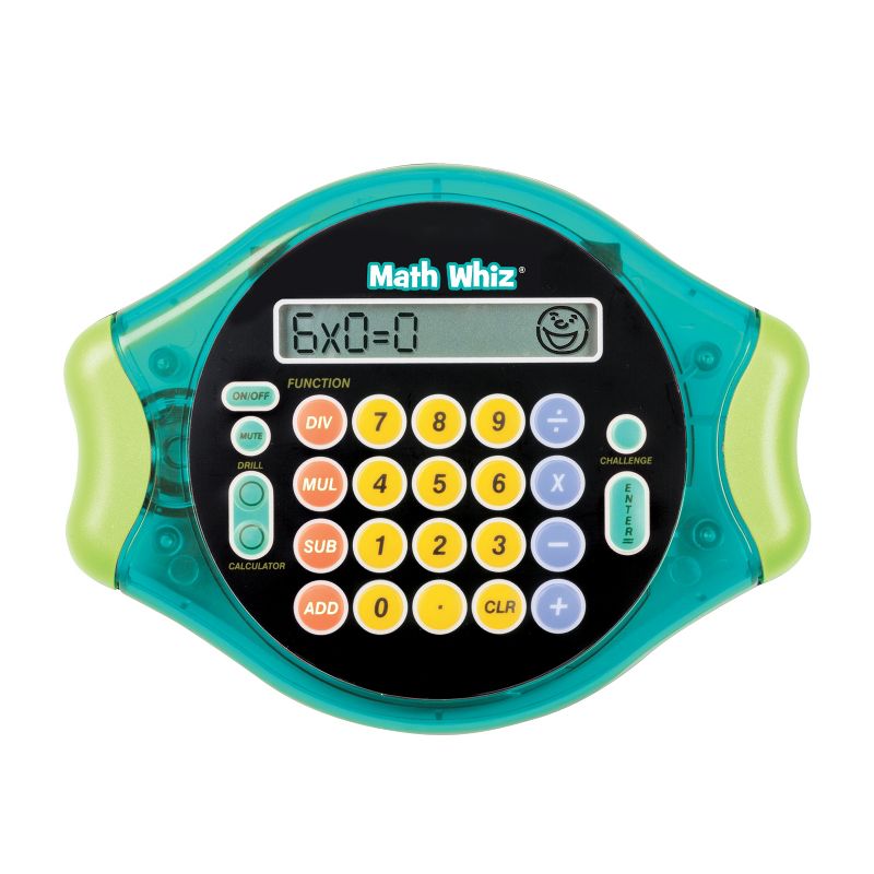 Educational Insights Math Whiz Electronic Math Game: Addition, Subtraction, Multiplication & Division, Ages 6+, 1 of 7