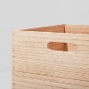 Large Decorative Light Wood Crate Natural - Brightroom™ - image 3 of 4
