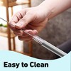 MaseiKar Stainless Steel Straws, Reusable Metal Straws for 30oz 40oz Tumblers Cups Mugs Cold Beverage, Free Cleaning Brush Included - 4 of 4