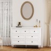 Garvee White Dresser, Modern Dresser for Bedroom, 7 Drawer Double Dresser with Metal Handles, Dresser for Hallway, Entryway - 3 of 4