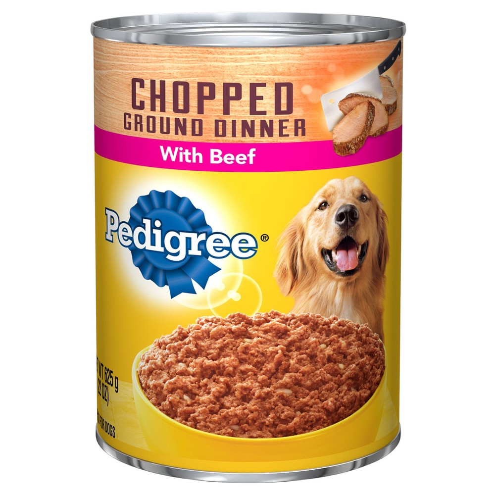 UPC 023100010069 product image for Pedigree Chopped Beef Meaty Ground Dinner Wet Dog Food - 22oz | upcitemdb.com