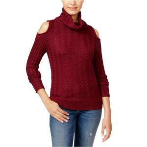 American Rag Womens Cold Shoulder Textured Pullover Sweater - 1 of 1
