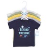 Hudson Baby Infant and Toddler Boy Short Sleeve T-Shirts, Beyond Awesome - 2 of 4