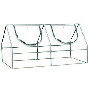 Aoodor 6 x 3 x 3 ft Mini Greenhouse with 2 Zipper Doors, Water-Resistant, UV-Protected for Flowers, Vegetables, and Herbs - 1 of 4