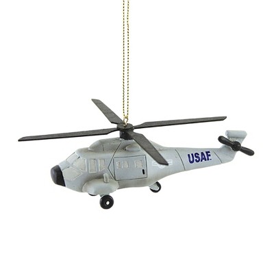 Holiday Ornament 2.0" Us Air Force Helicopter Military Service Christmas  -  Tree Ornaments