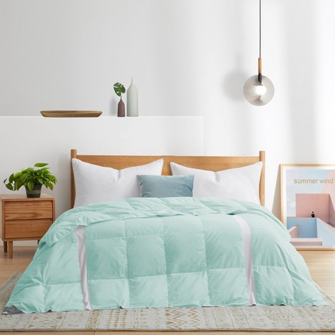 Green Down Comforters and Duvet Inserts