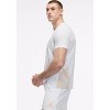 Peloton Men's Grid Jacquard Colorblock Short Sleeve, White - 2 of 4