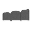 Kumasinova Twin Size Velvet Upholstered Daybed with Trundle,Twin Bed Frames for Kids,Modern Sofa Bed Frame for Bedroom & Living Room - 3 of 4