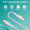 PHILCO USB C to C Cable, 4Ft Length, 20W Fast Charging, High-Speed Data Transfer, Durable and Tangle-Free - image 3 of 4