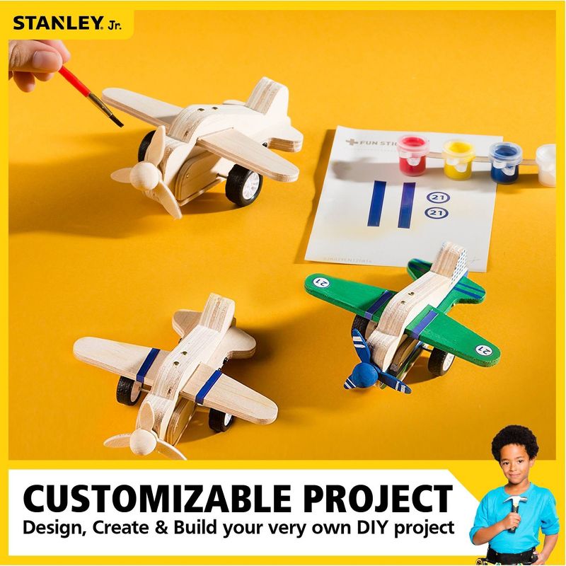 Stanley Jr. DIY Pull Back Airplane Kit, 5 of 9
