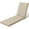 Crestlive Products Patio Outdoor Chaise Lounge Cushion 1PC - 2 of 4