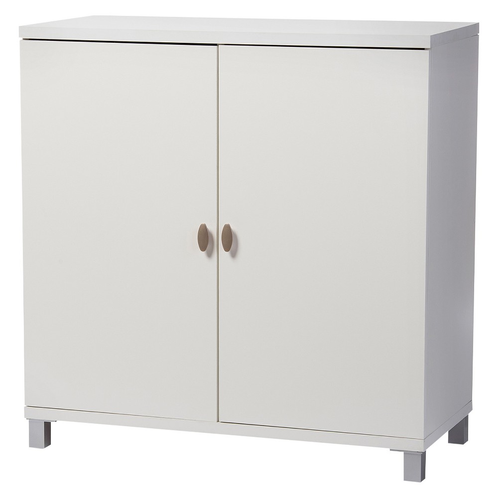 Photos - Storage Сabinet Marcy Modern and Contemporary Wood Entryway Storage Sideboard Cabinet - Wh